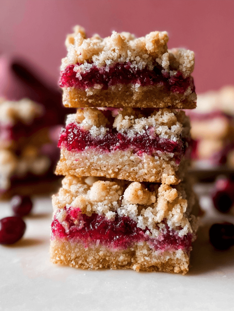 Cranberry Bars: Simple Sweet and Tart Holiday Treat