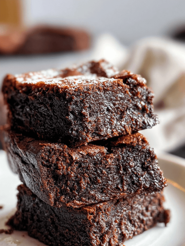 Dark Chocolate Fudge Brownies for Decadent Cravings