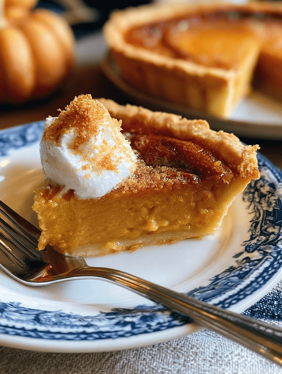 Pumpkin custard tart pastry: A Perfect Fall Dessert