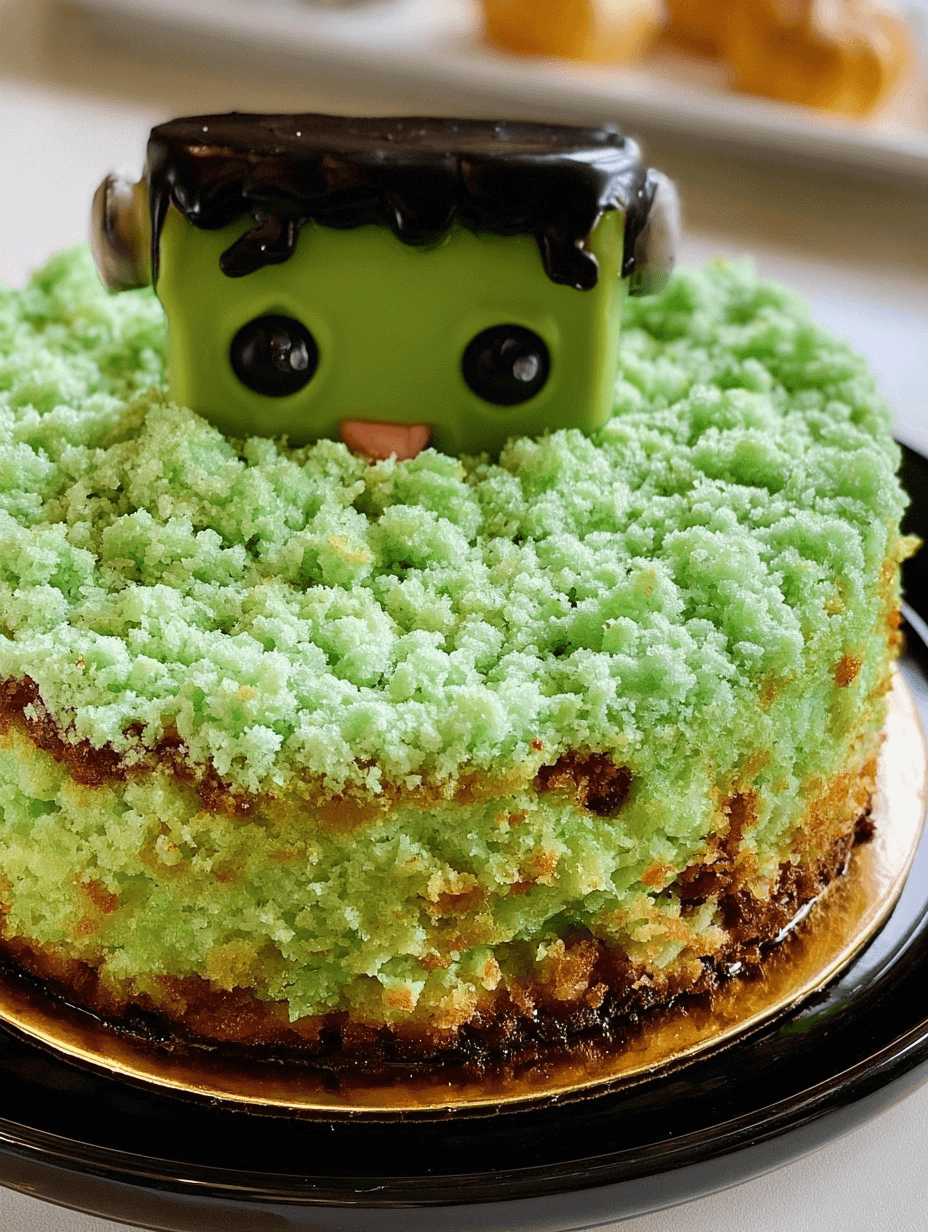 Frankenstein Dump Cake: A Festive Green Velvet Treat