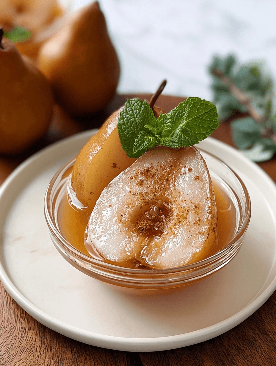 Spiced Pear Dessert Recipe for Home Cooks 2 Spiced Pear Dessert Recipe for Home Cooks