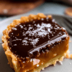 Salted caramel tart is the ultimate decadent dessert recipe