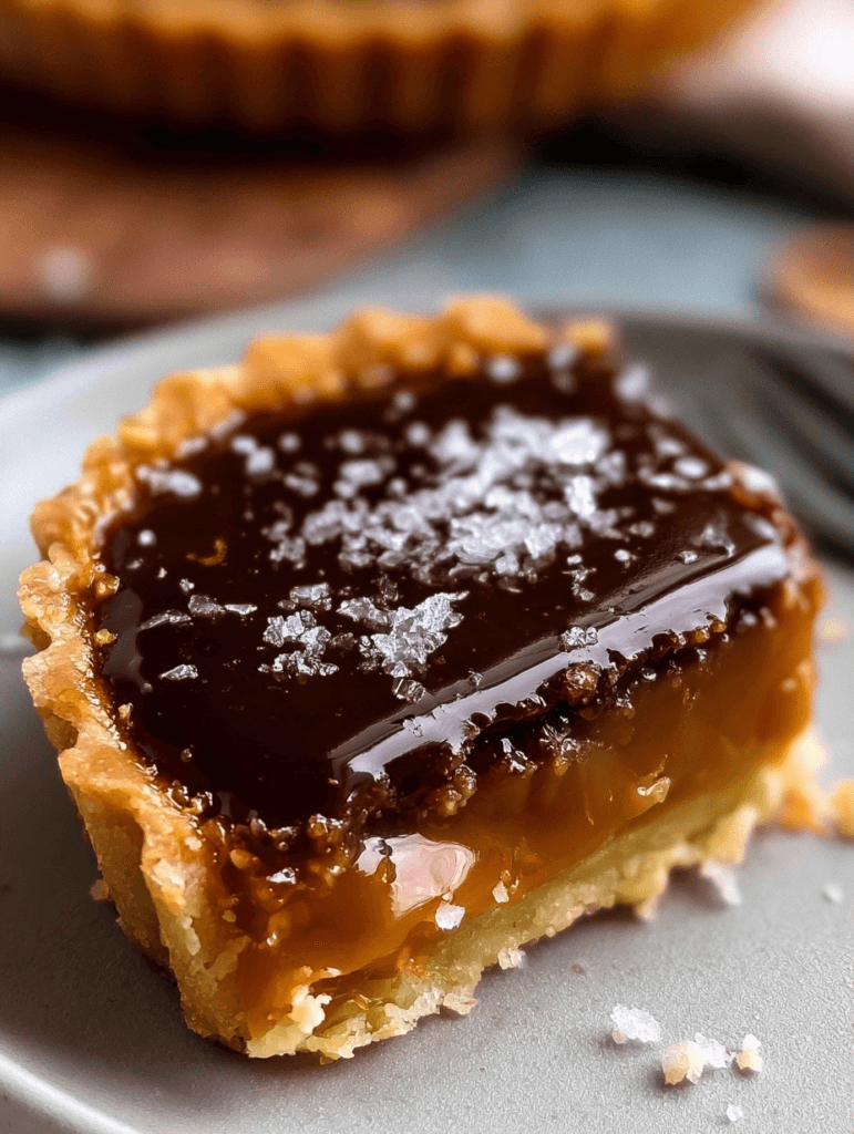 Salted caramel tart is the ultimate decadent dessert recipe