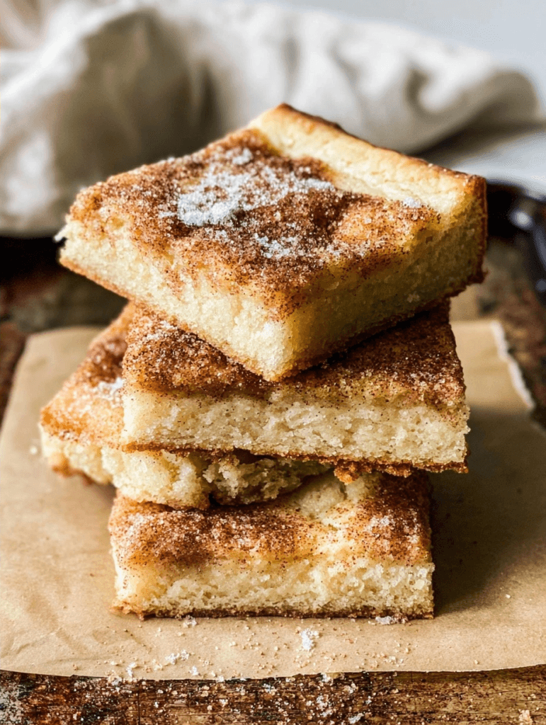 Snickerdoodle Bars for Beginners