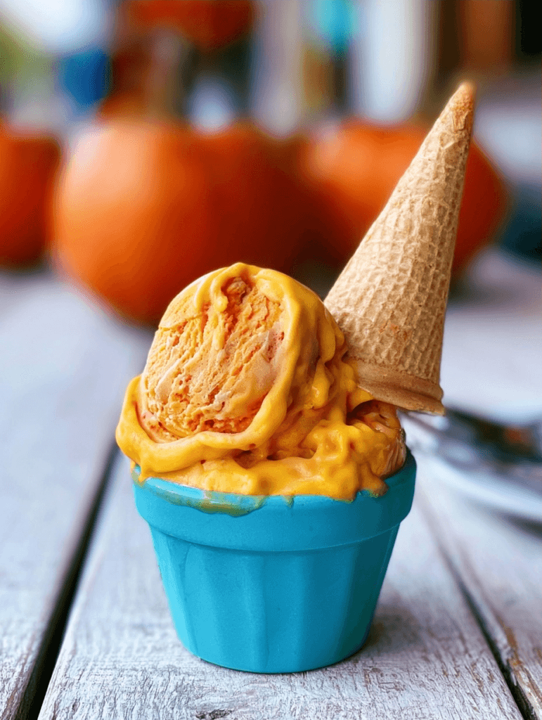 Pumpkin ice cream recipe for homemade fall treats