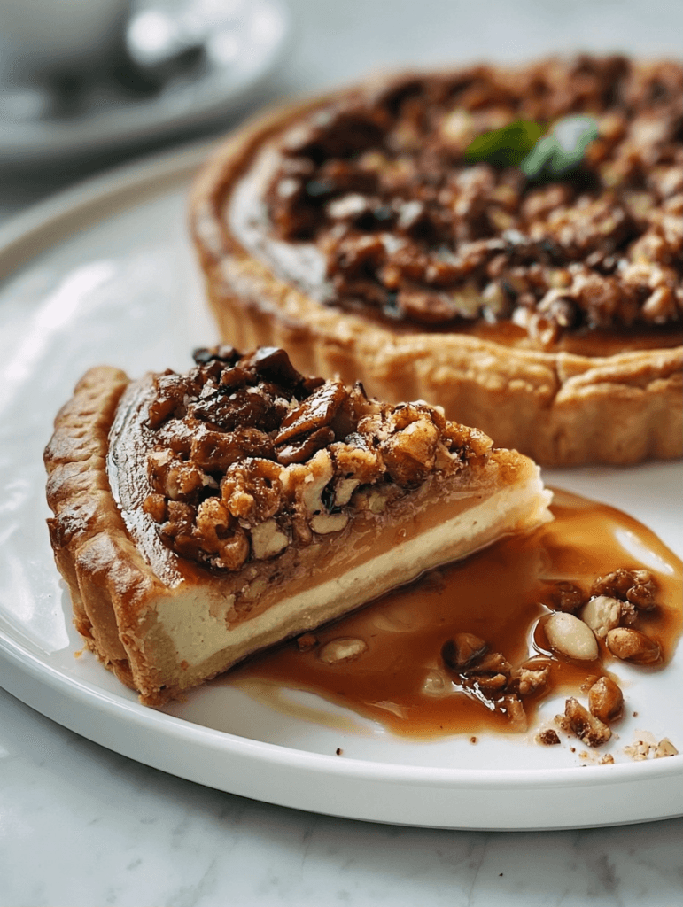 Praline tart recipe for a decadent homemade dessert