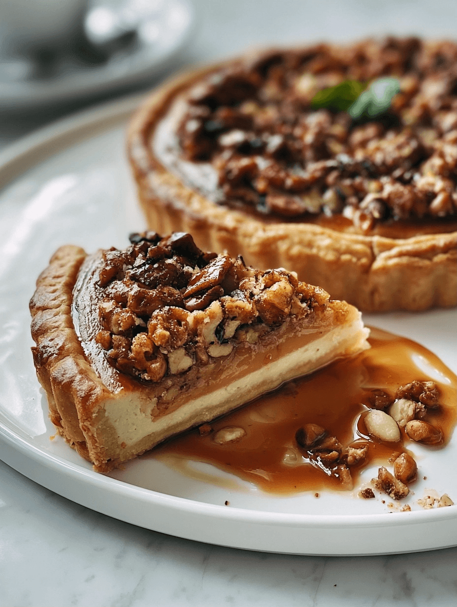 Praline tart recipe for a decadent homemade dessert 2 Praline tart recipe for a decadent homemade dessert