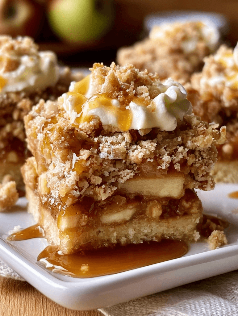 Apple crumble bars are the ultimate sweet treat