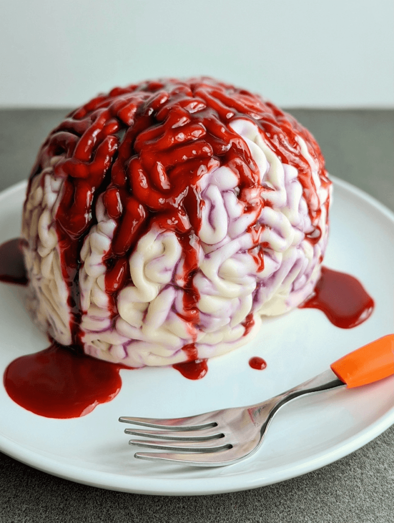 Halloween Cake Brain: A Spooky DIY Dessert
