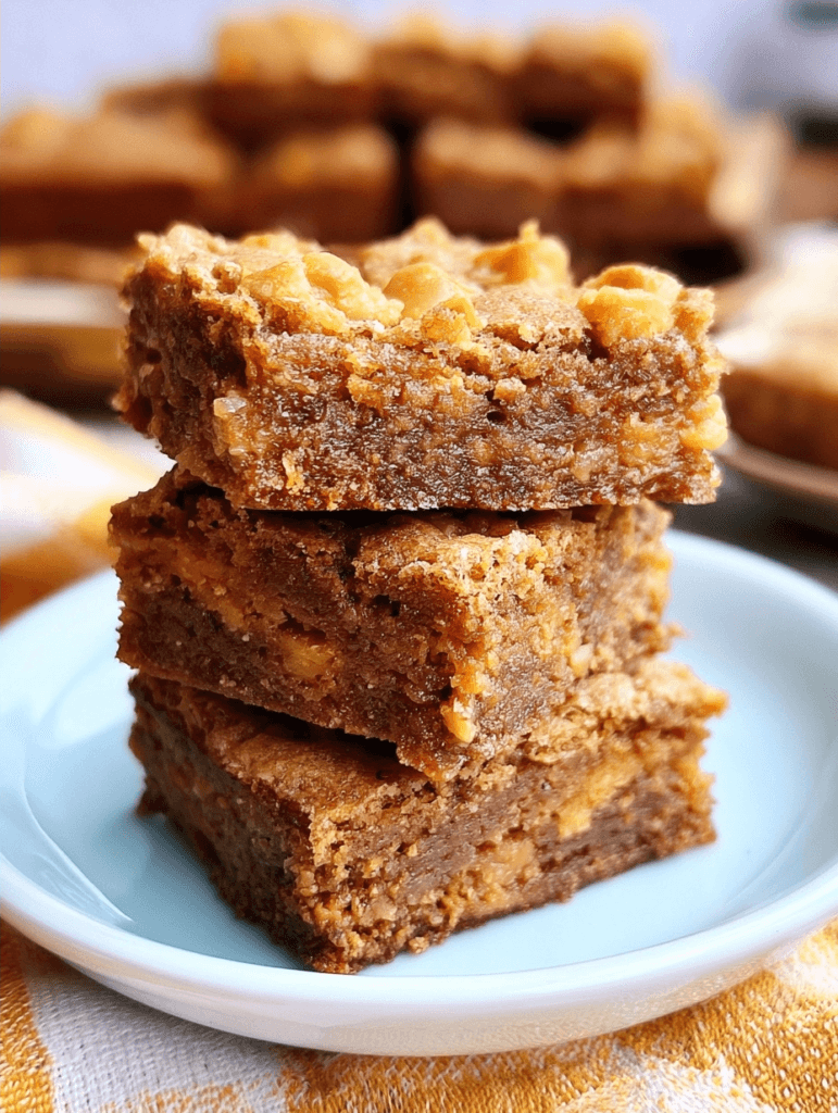 Butterscotch brownies are the ultimate chewy dessert treat