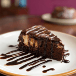 Mummy cake chocolate drizzle effect for parties 3 Mummy cake chocolate drizzle effect for parties