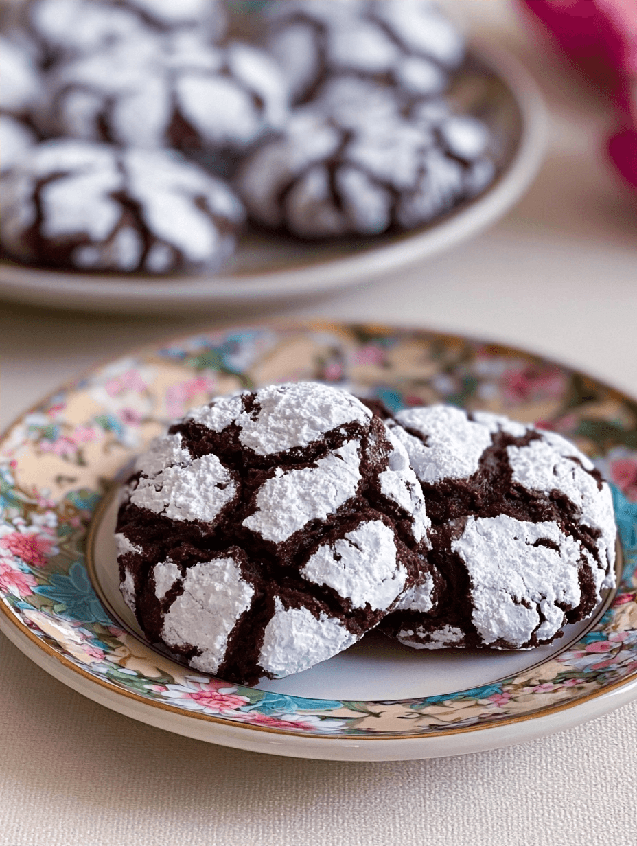 Chocolate Crinkle Cookies: The Ultimate Fudgy Recipe