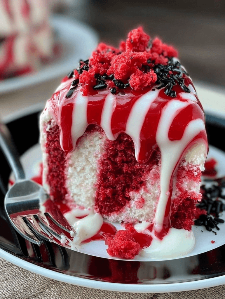 Vampire cake red velvet crumble recipe