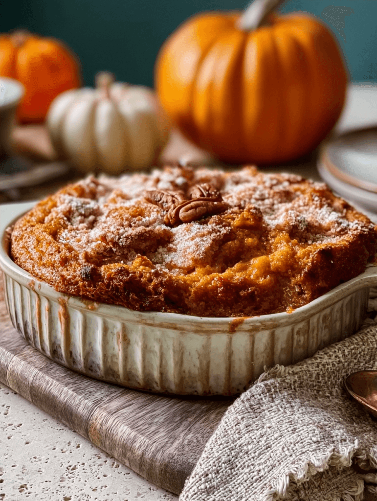 Halloween Pumpkin Dump Cake Recipe
