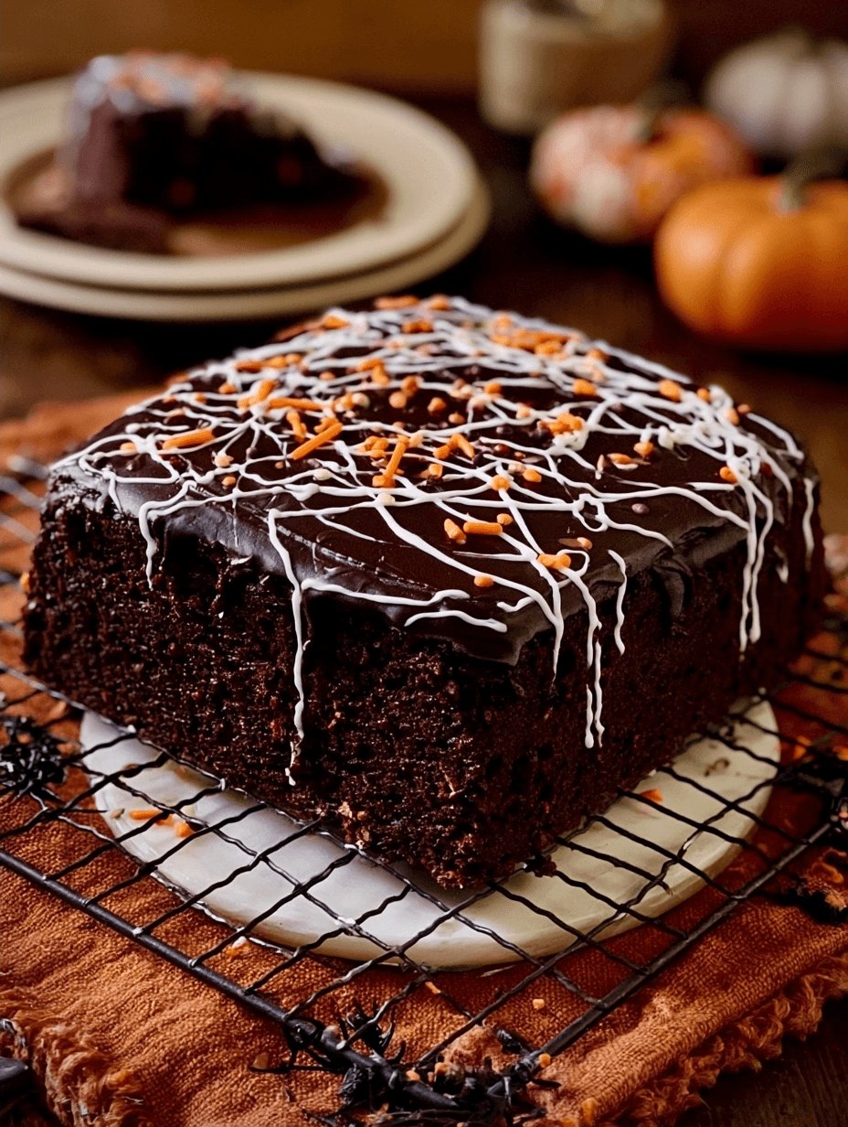 Healthy Halloween Chocolate Cake You Will Love 2 Healthy Halloween Chocolate Cake You Will Love