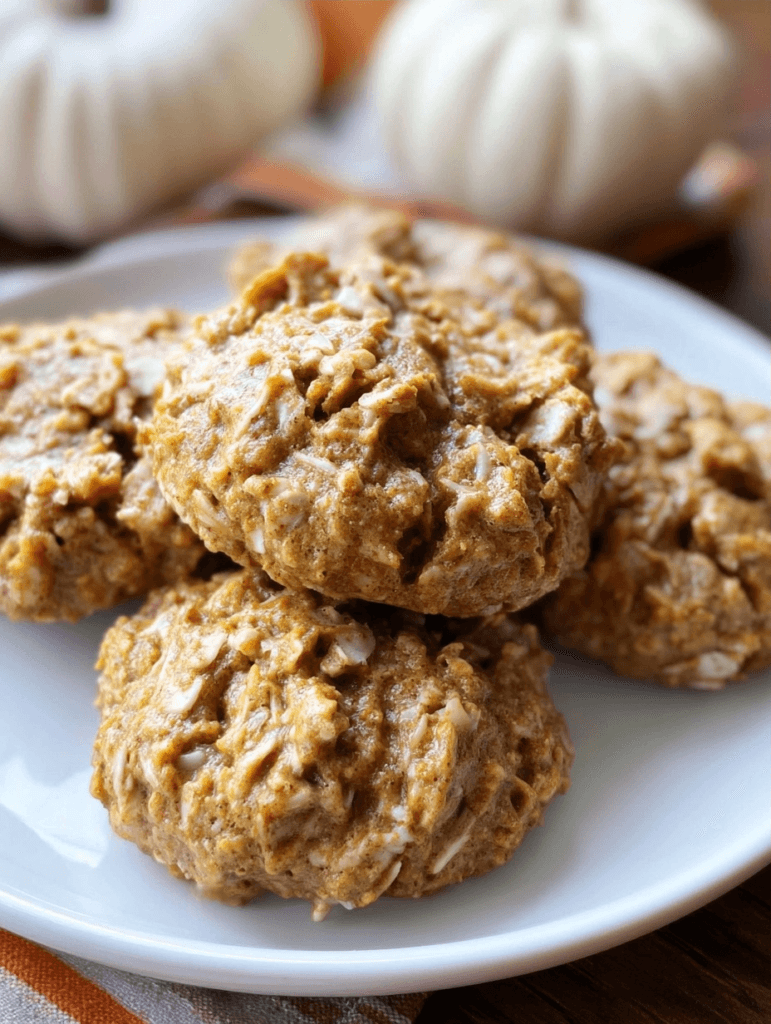 Dairy-Free Pumpkin Oat Cookies for Fall Baking