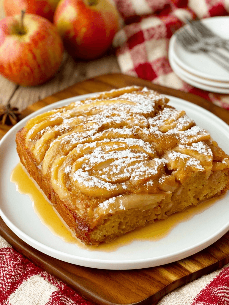 20-Min Healthy Apple Cake With Box Cake Hack