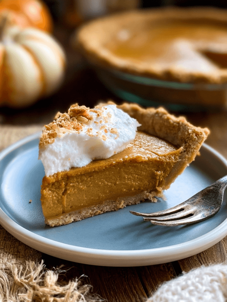 Dairy-Free Pumpkin Pie (Coconut Cream) Recipe