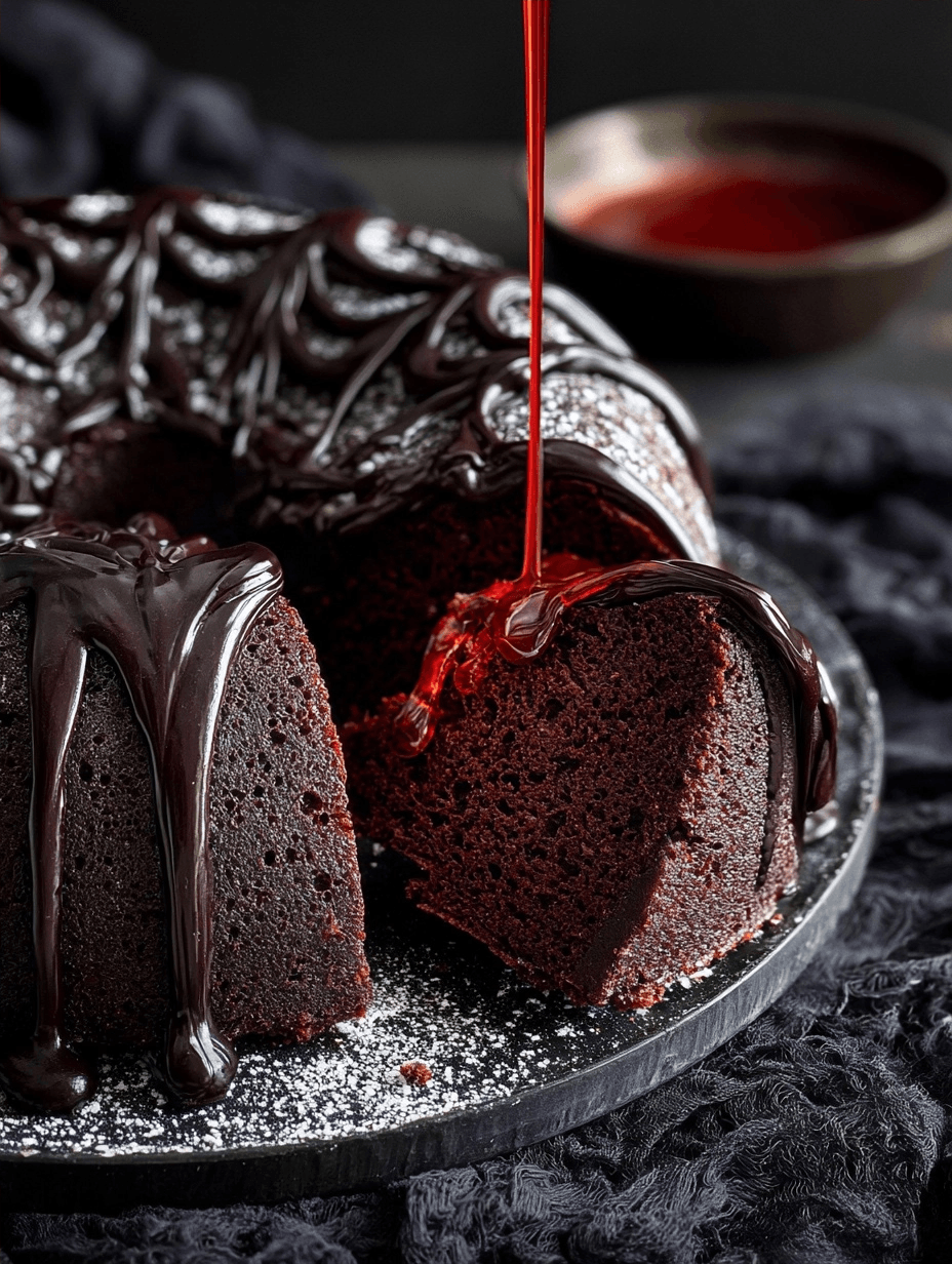 20-Min Healthy Spooky Cocoa Cake 2 20-Min Healthy Spooky Cocoa Cake