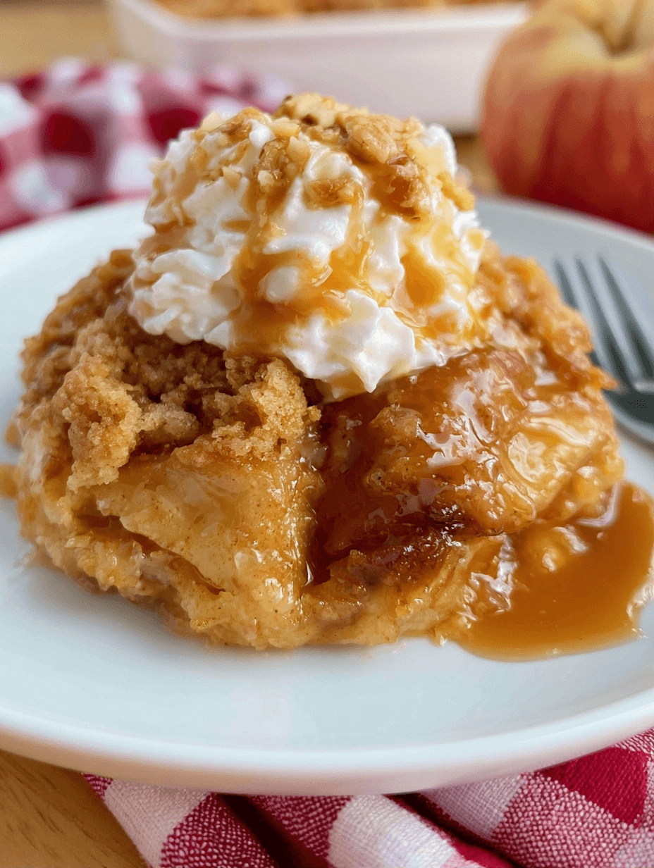 Caramel Apple Dump Cake Fast: Easy Dessert Recipe 2 Caramel Apple Dump Cake Fast: Easy Dessert Recipe