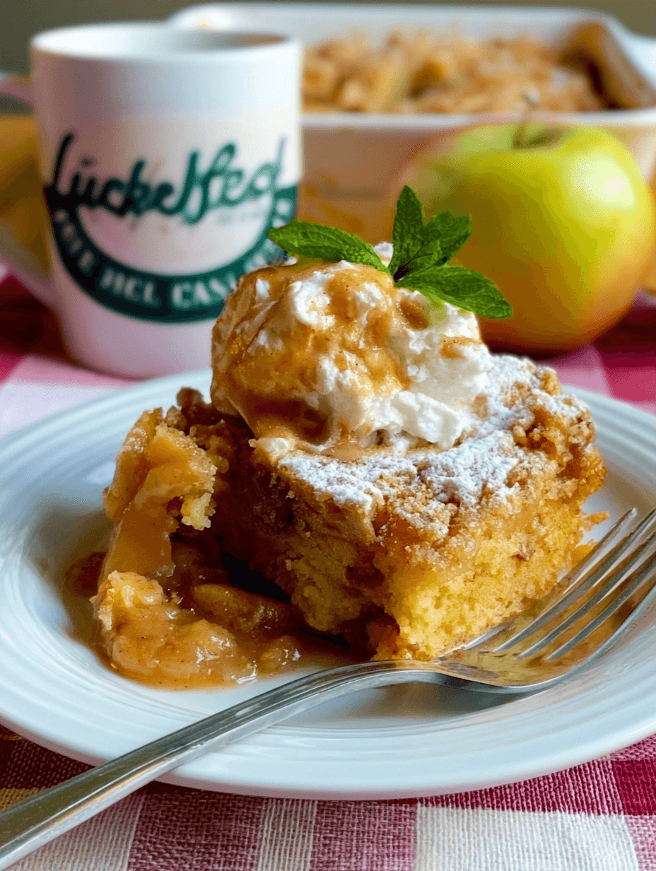 Apple Cinnamon Dump Cake 20-Min Prep Guide