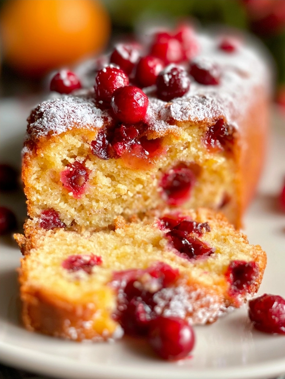 20-Min Cranberry Orange Healthy Cake Recipe