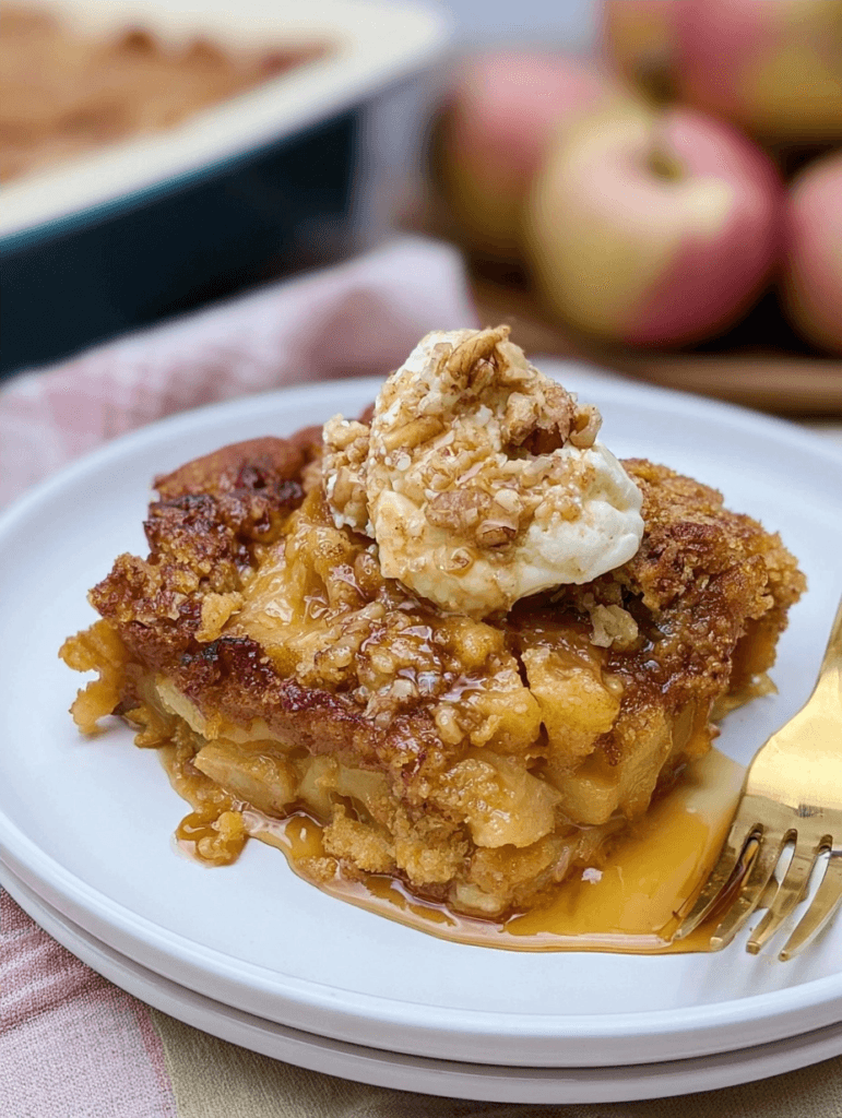 Maple Apple Dump Cake 20-Min Prep Guide