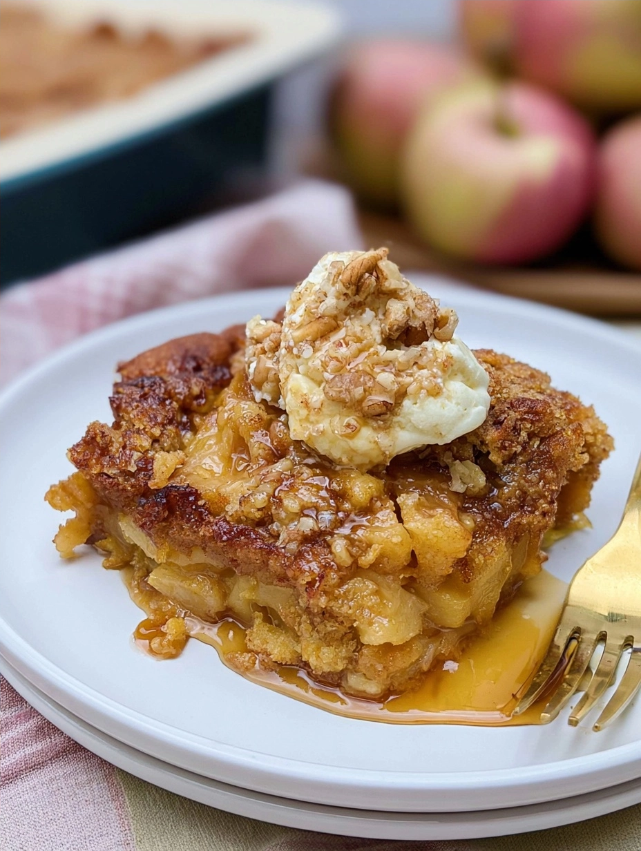 Maple Apple Dump Cake 20-Min Prep Guide