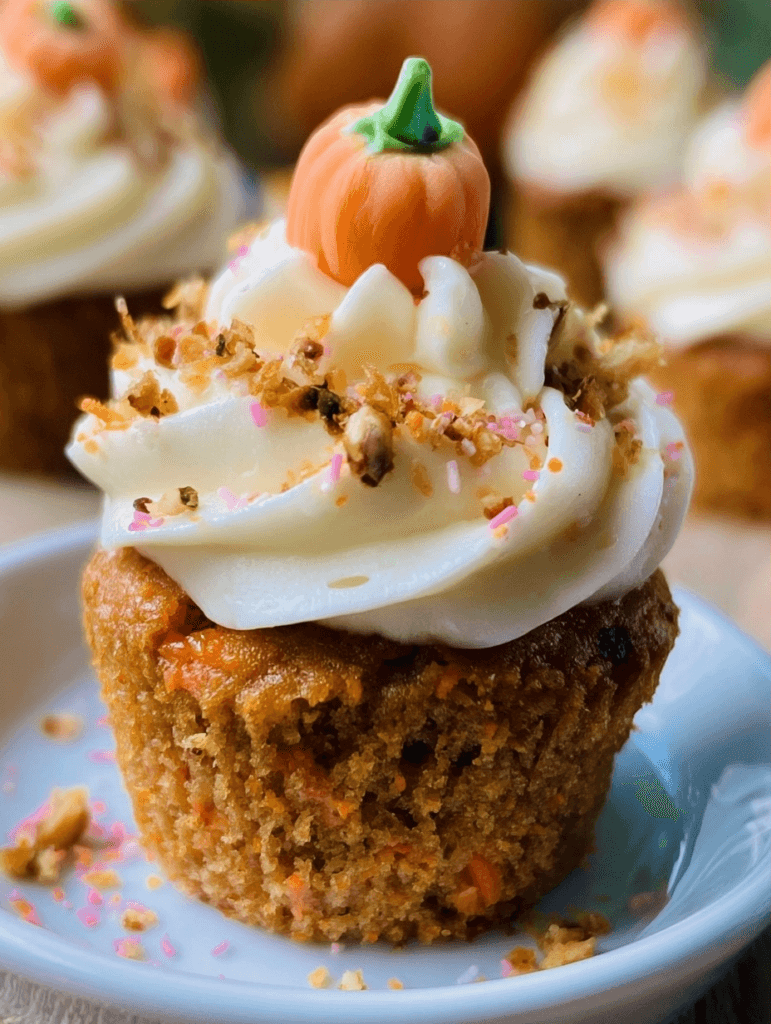 20-Min Halloween Carrot Cake Cup Treats