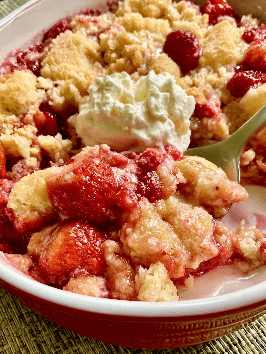 Strawberry Dump Cake 20-Min Delight