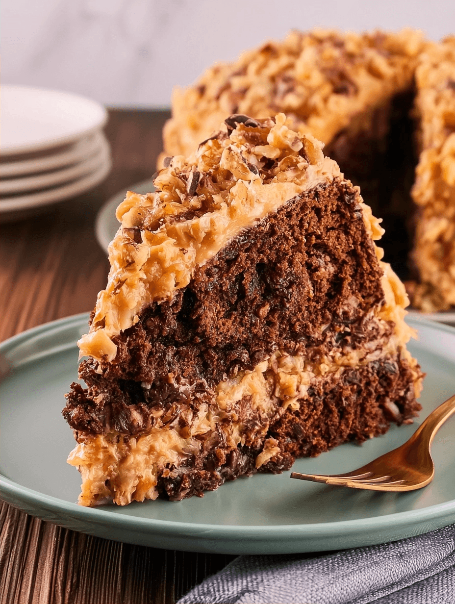 20-Min German Chocolate Cake Recipe For Easy Frosting