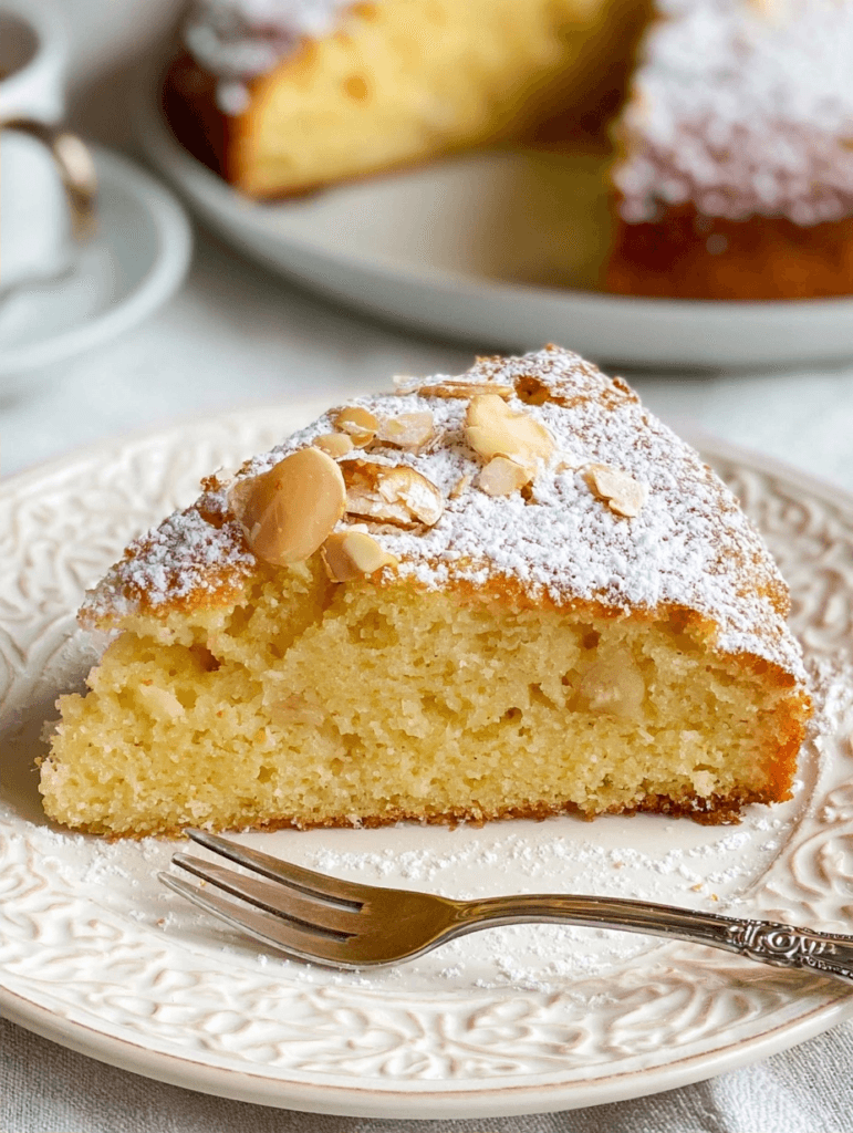 Keto Vanilla Almond Cake Recipe