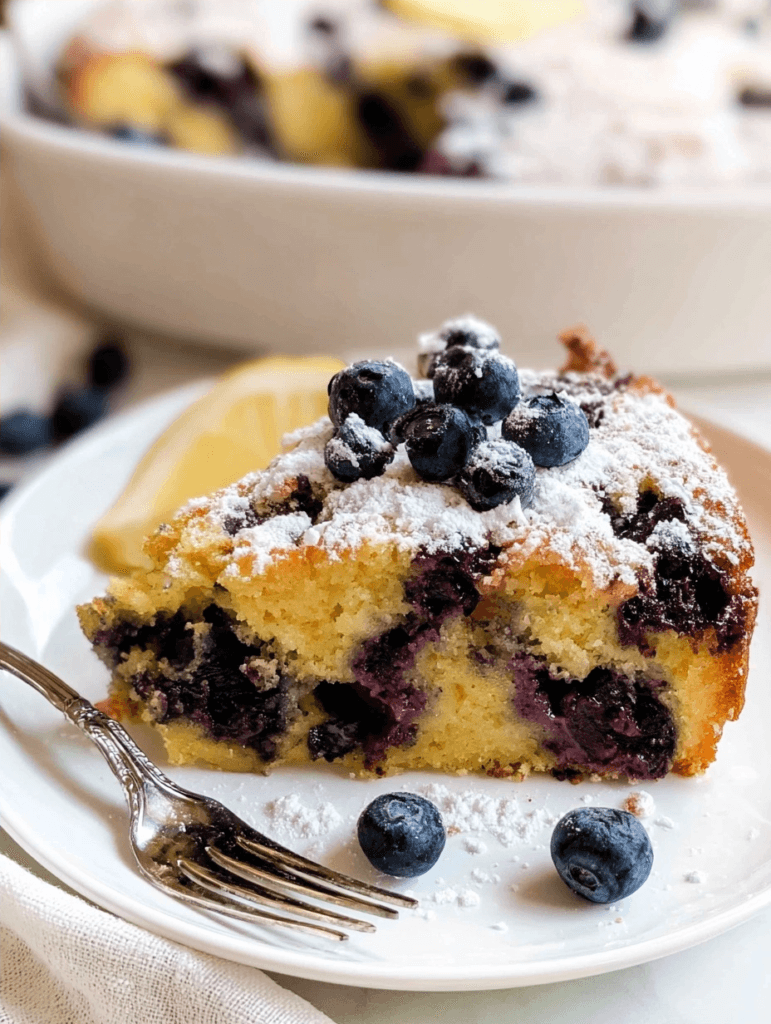 Lemon Blueberry Dump Cake Fast And Easy