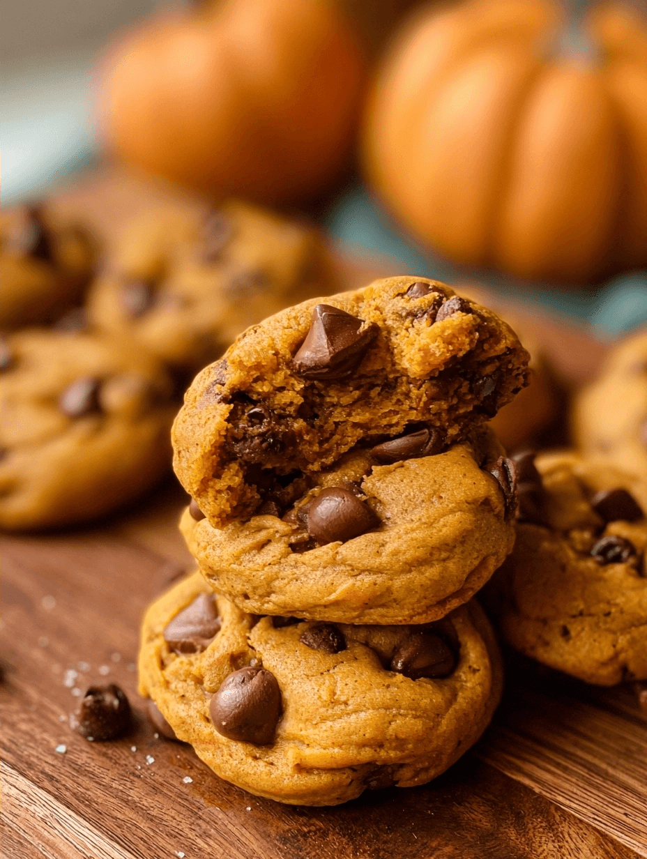 Pumpkin Chocolate Chip Cookies Recipe 2 Pumpkin Chocolate Chip Cookies Recipe