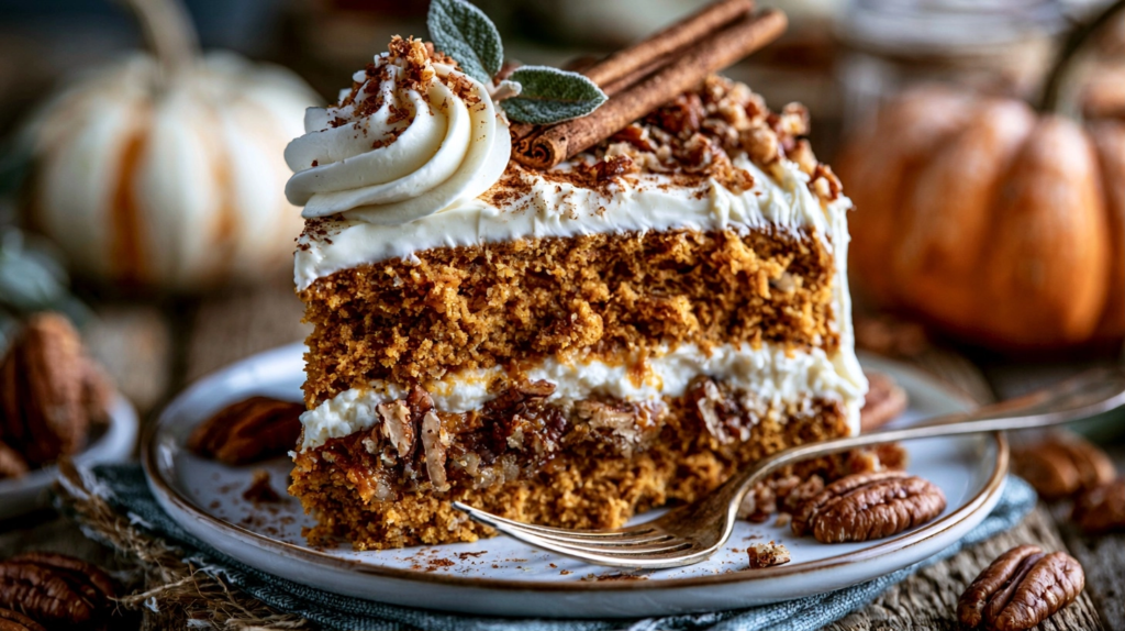 Irresistible Pumpkin Pecan Cake Recipe | Easy & Delicious