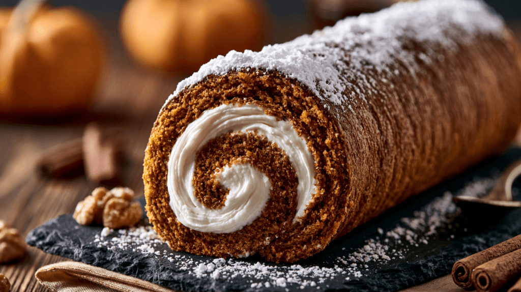 Irresistible Pumpkin Roll Recipe with Cream Cheese Filling