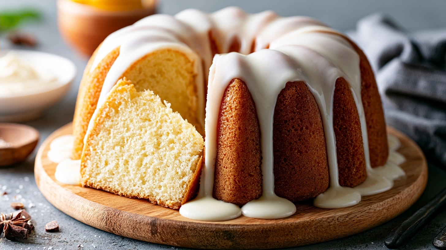 Sour Cream Pound Cake Recipe: Moist & Tender Bundt Cake