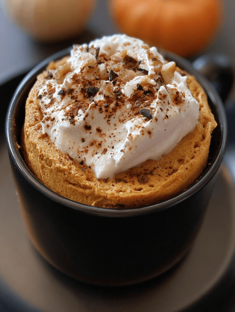 Keto Pumpkin Mug Cake (2-Min) Recipe