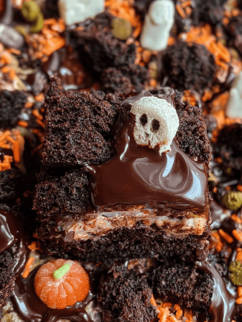 Halloween Graveyard Dump Cake Recipe for Parties