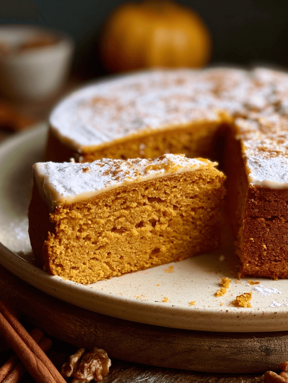 20-Min Pumpkin Greek Yogurt Cake: Easy & Moist