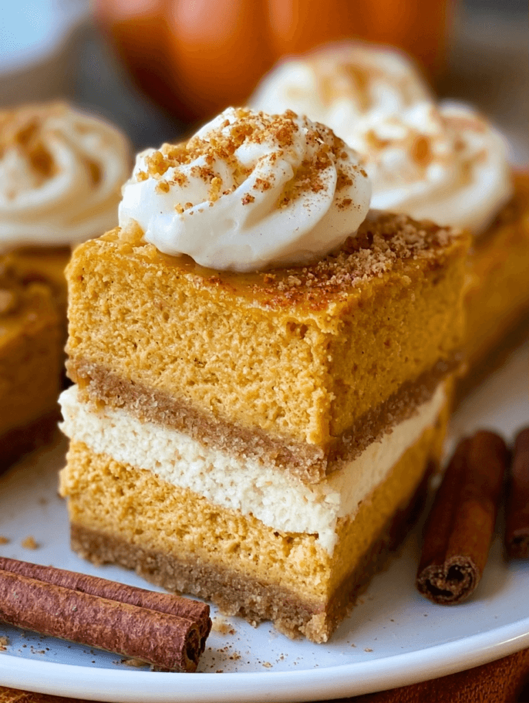 Gluten-Free Pumpkin Cheesecake Bars Recipe