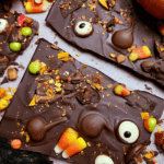 Dairy-Free Spooky Chocolate Bark for Halloween Parties