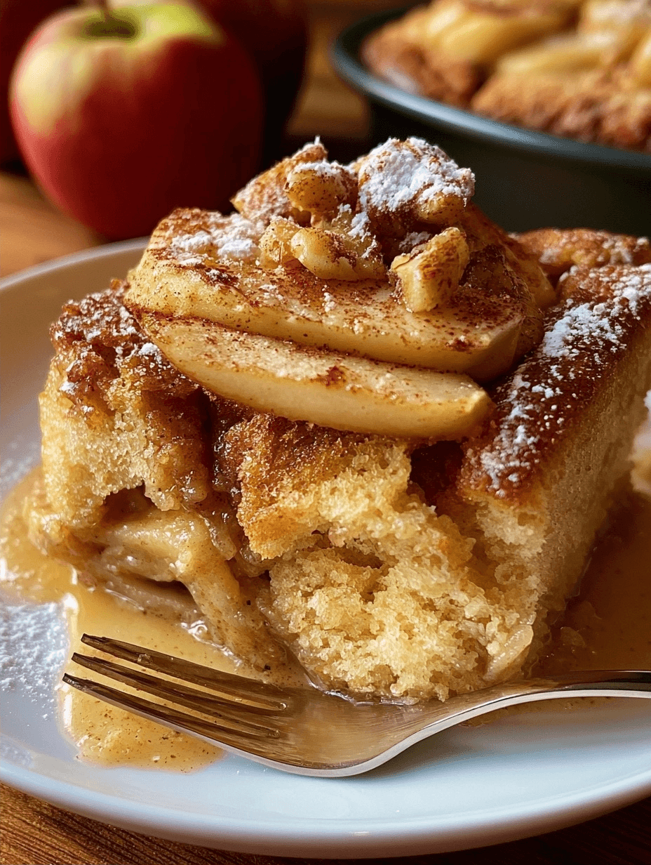 Apple Cinnamon Dump Cake 20-Min Prep Recipe