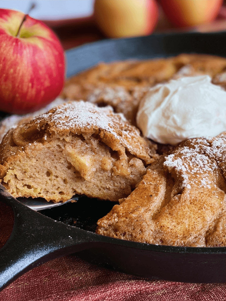20-Min Apple Cinnamon Skillet Cake Recipe