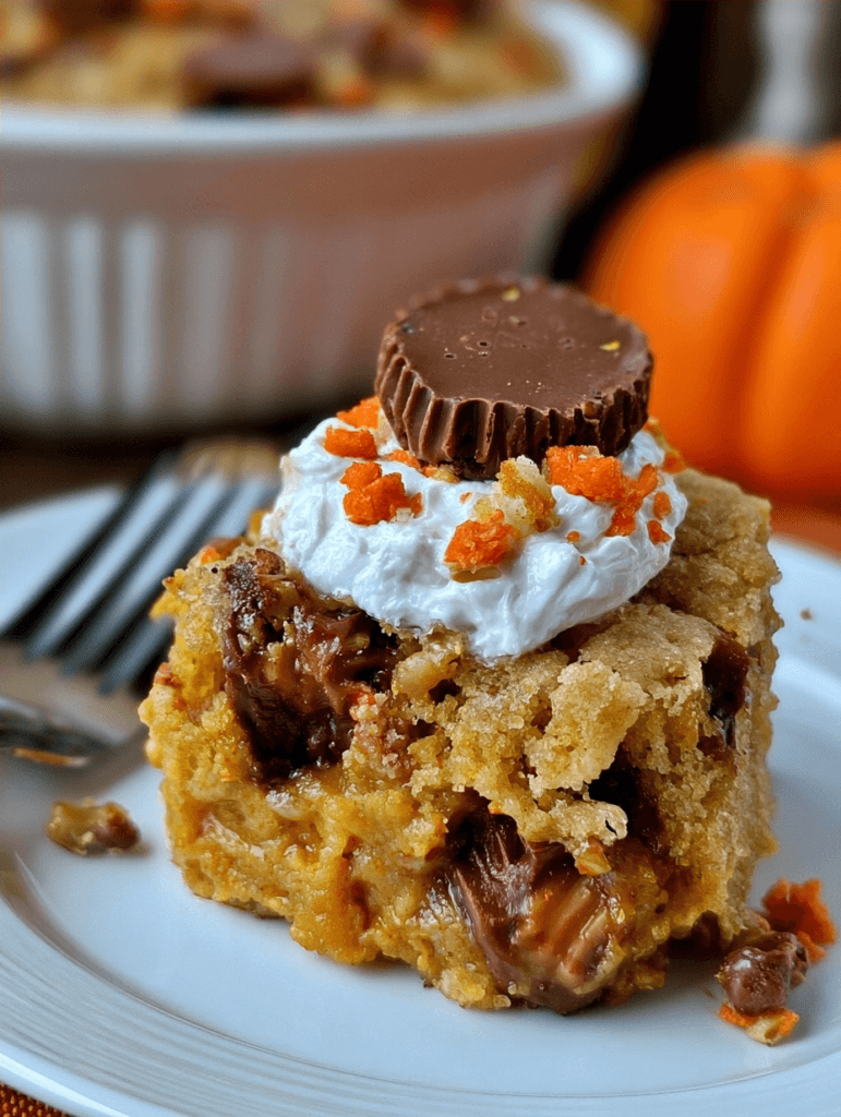 Reese's Pumpkin Dump Cake for Every Occasion