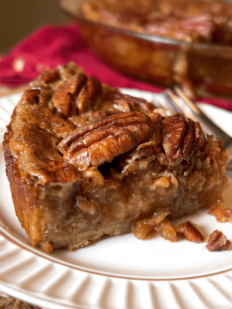 Keto Spiced Pecan Pie Dump Cake (No Sugar)