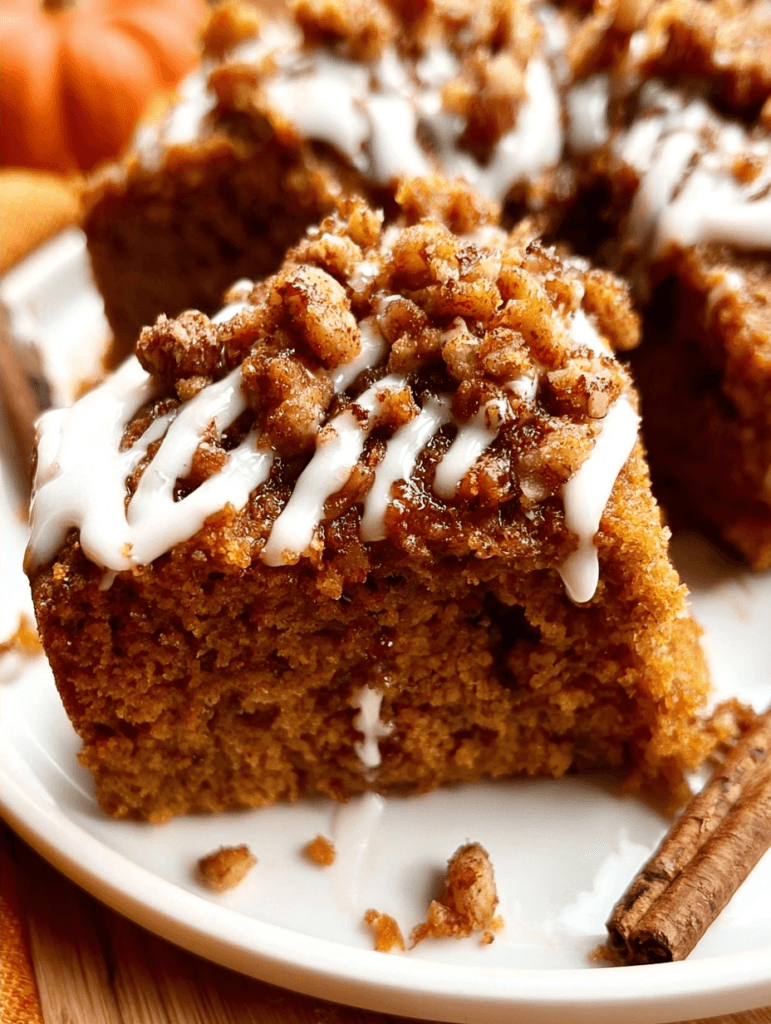 20-Min Healthy Pumpkin Coffee Cake Recipe
