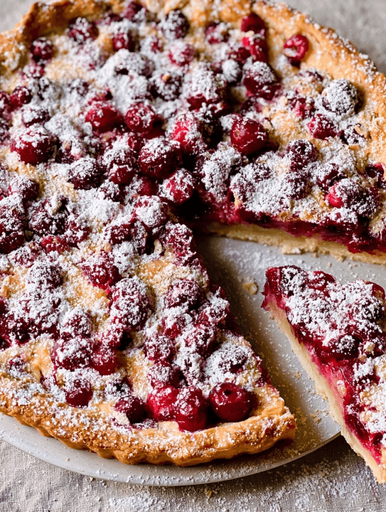 Gluten-Free Cranberry Almond Tart Recipe