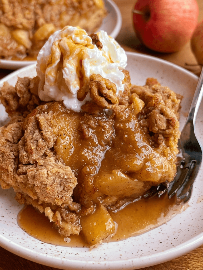 Maple Apple Dump Cake 20-Min Prep Recipe