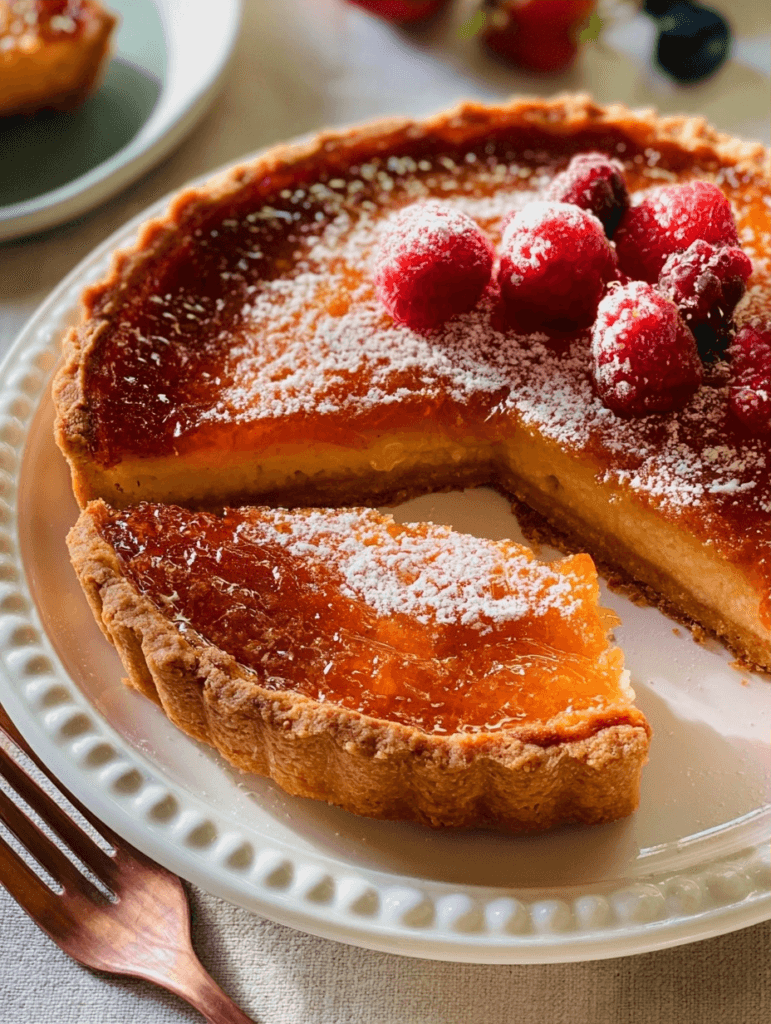 Gluten-Free Honey Tart: A Rich Golden Dessert
